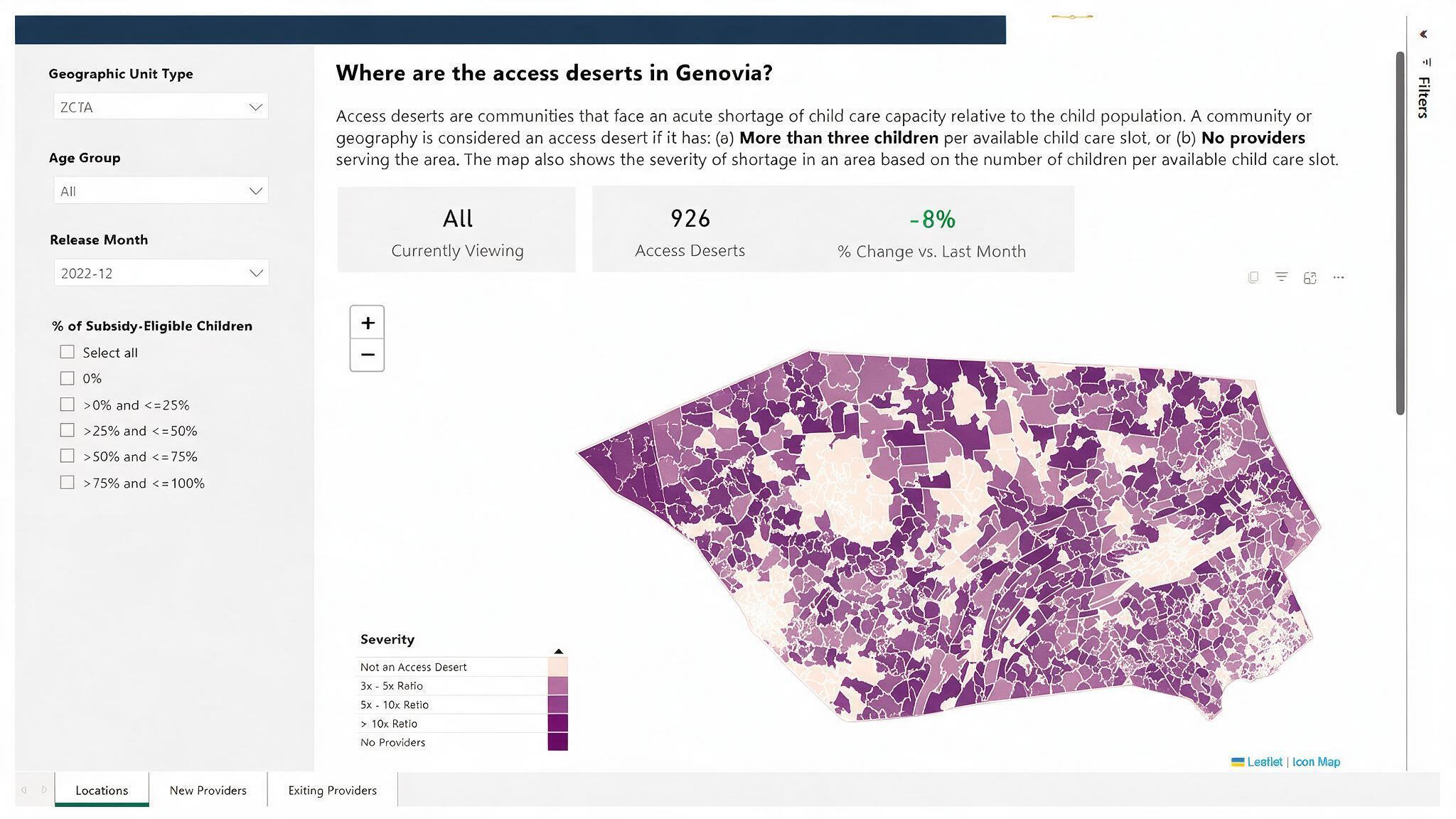 Access Desert Analytics